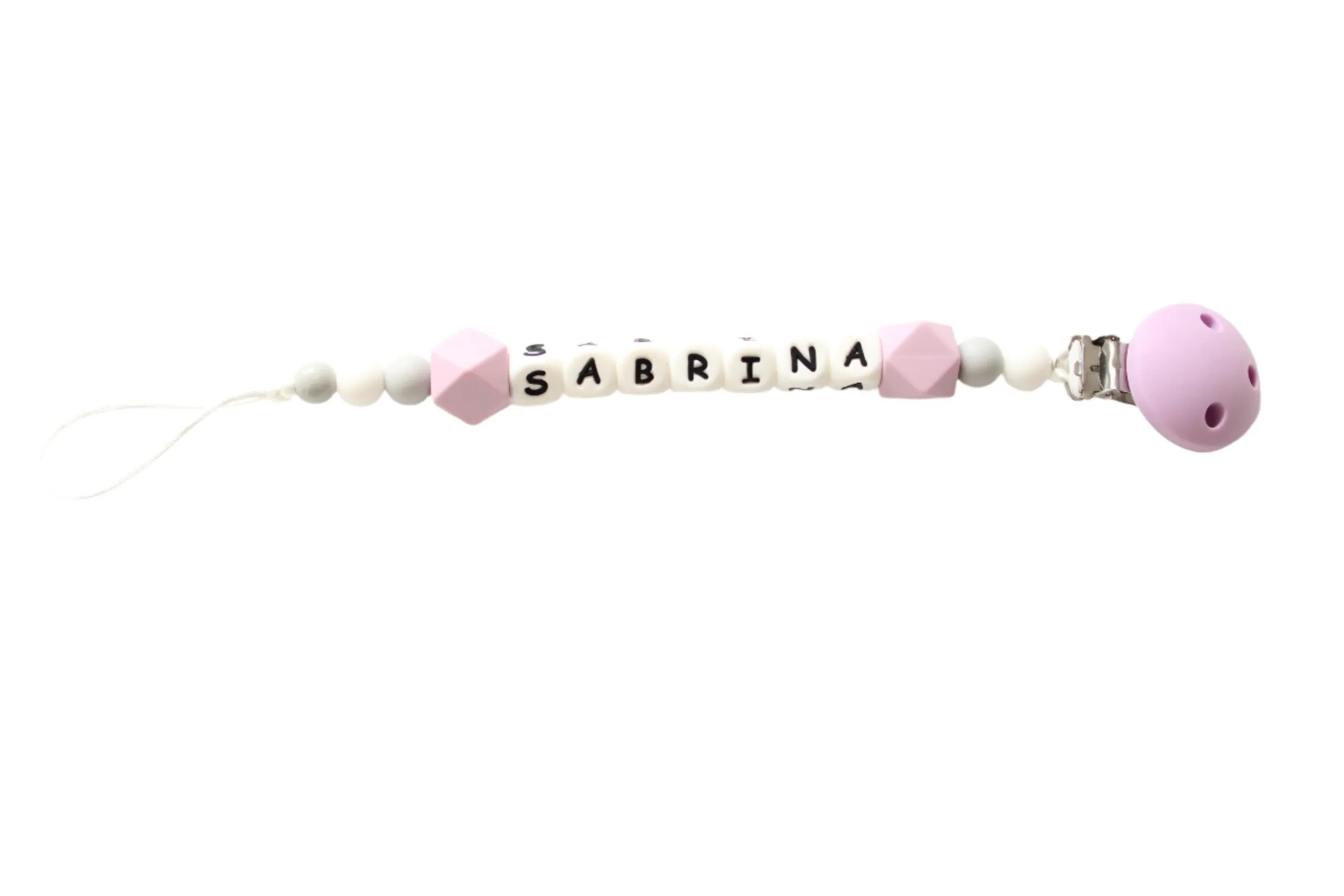 Silicone Dummy clip with name
