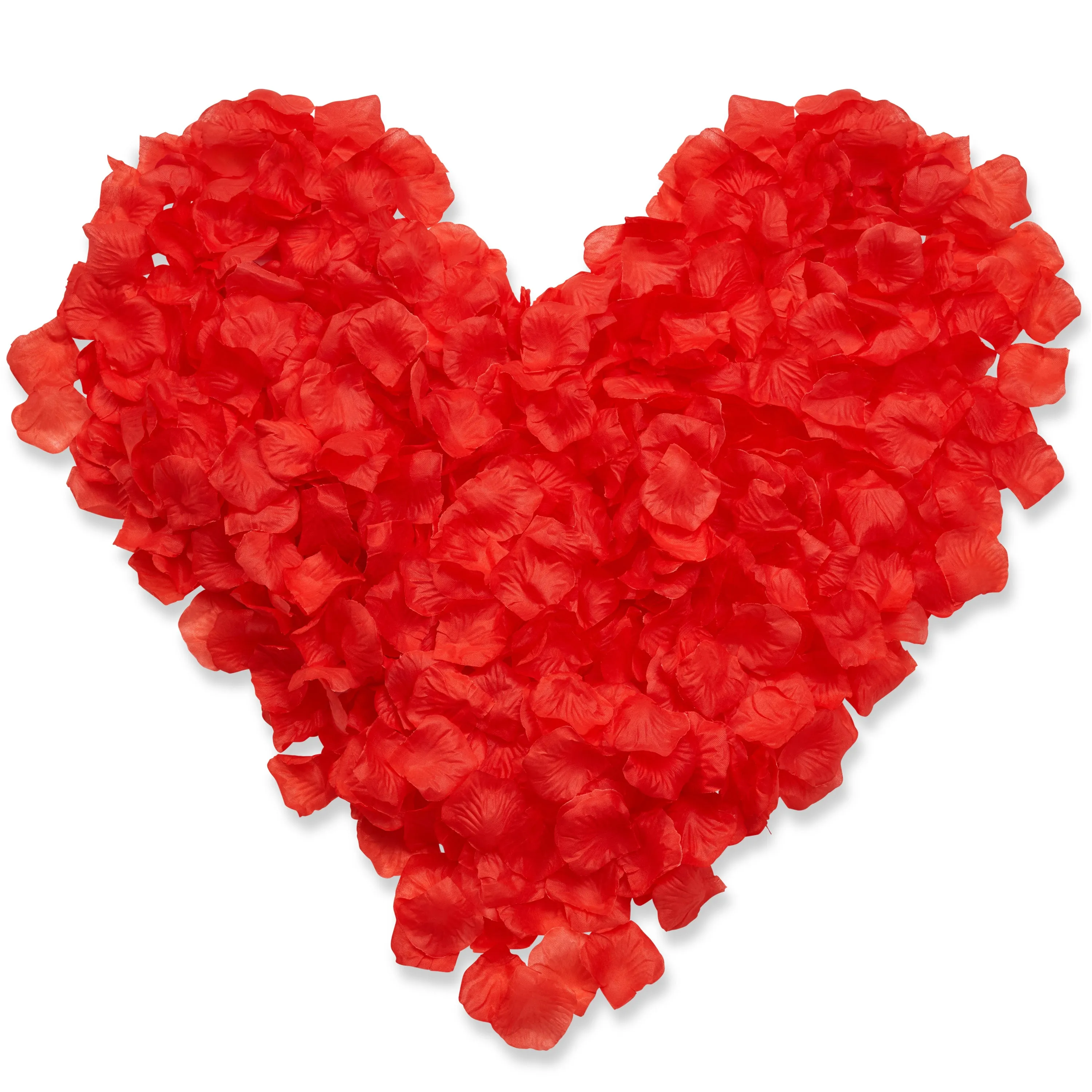 Silk Red Rose Petals