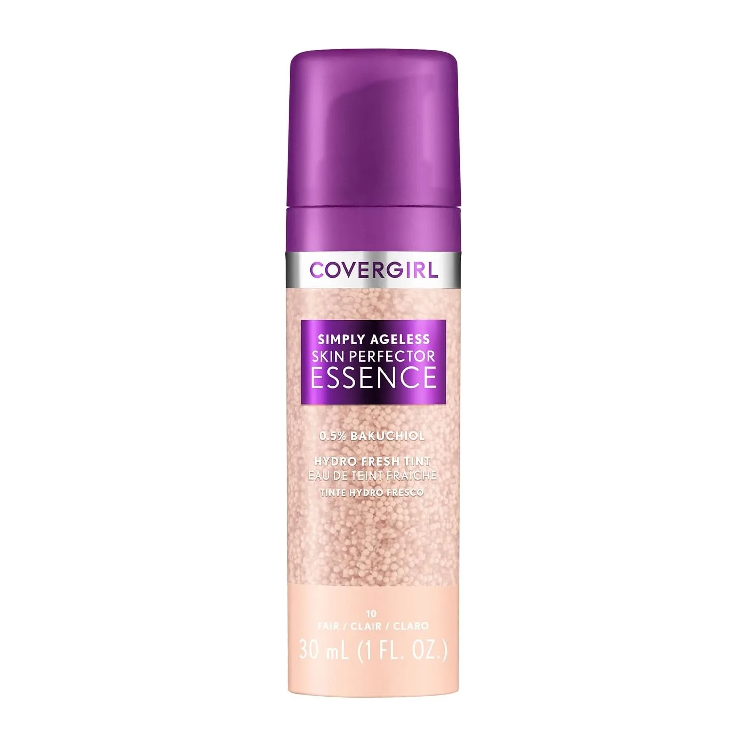 Simply Ageless Skin Perfector Essence Foundation, 30 Light-Medium, Tinted Skin Perfector, Skincare Makeup Hybrid, Sheer Tint, Radiant Finish, Skin-Like Finish, Vegan Formula, 1.0Oz