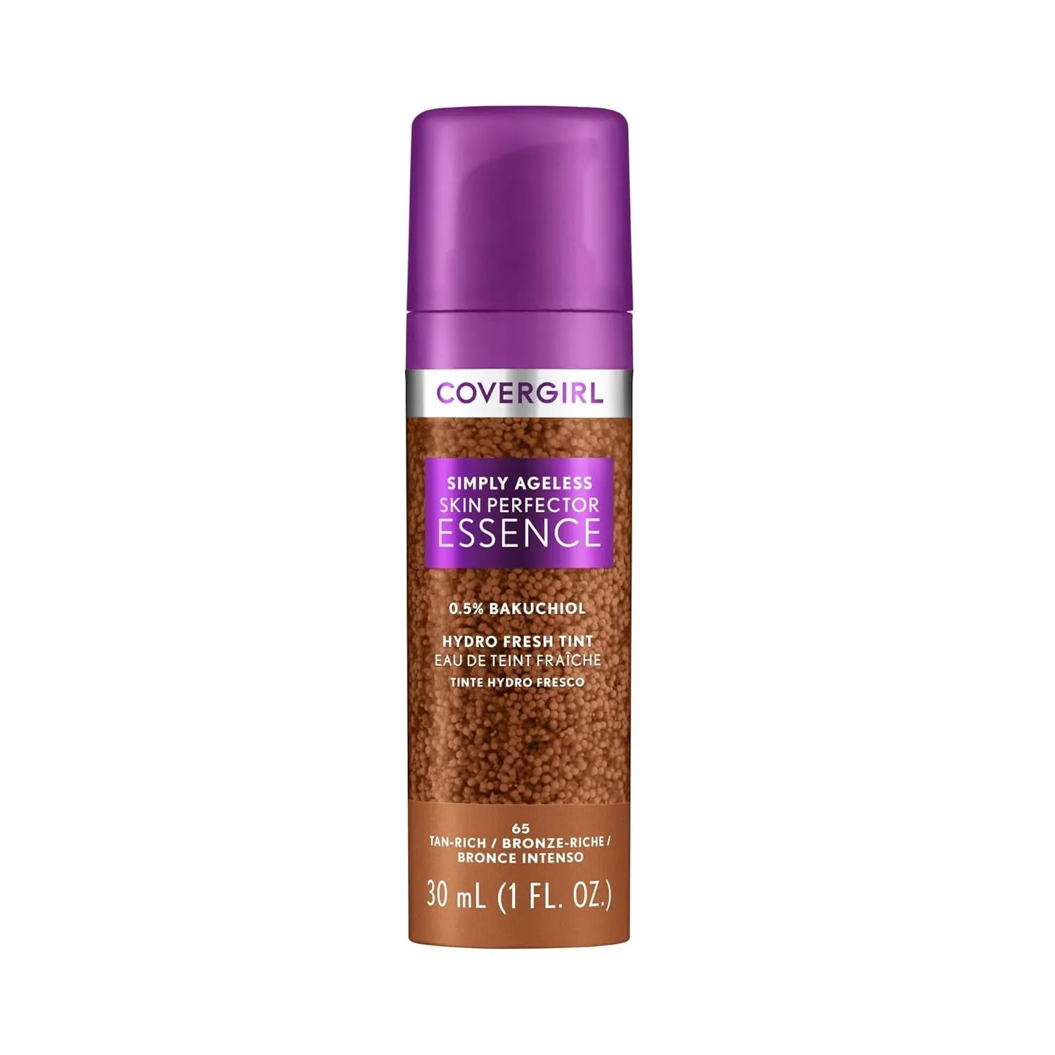 Simply Ageless Skin Perfector Essence Foundation, 30 Light-Medium, Tinted Skin Perfector, Skincare Makeup Hybrid, Sheer Tint, Radiant Finish, Skin-Like Finish, Vegan Formula, 1.0Oz