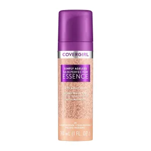 Simply Ageless Skin Perfector Essence Foundation, 30 Light-Medium, Tinted Skin Perfector, Skincare Makeup Hybrid, Sheer Tint, Radiant Finish, Skin-Like Finish, Vegan Formula, 1.0Oz
