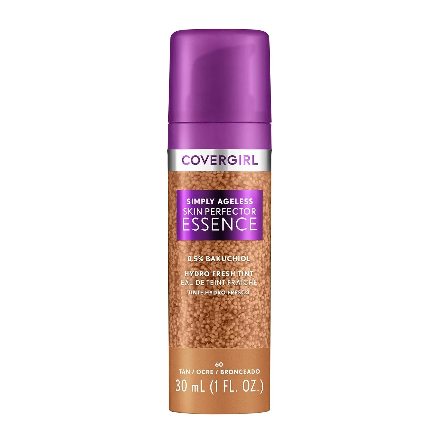 Simply Ageless Skin Perfector Essence Foundation, 30 Light-Medium, Tinted Skin Perfector, Skincare Makeup Hybrid, Sheer Tint, Radiant Finish, Skin-Like Finish, Vegan Formula, 1.0Oz
