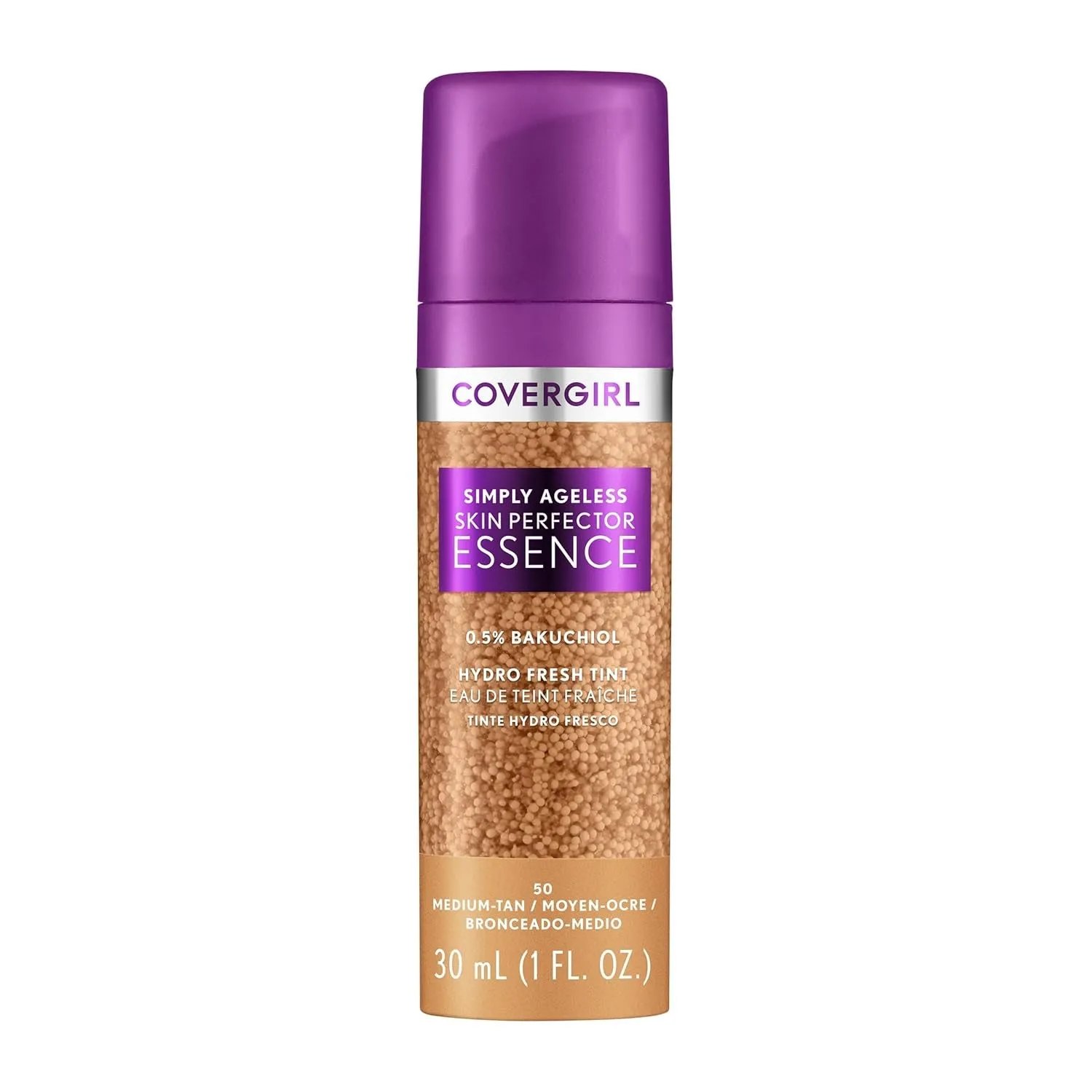 Simply Ageless Skin Perfector Essence Foundation, 30 Light-Medium, Tinted Skin Perfector, Skincare Makeup Hybrid, Sheer Tint, Radiant Finish, Skin-Like Finish, Vegan Formula, 1.0Oz