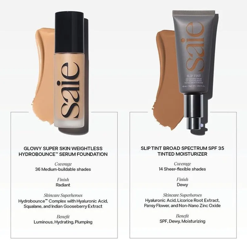 Slip Tint SPF 35 Tinted Moisturizer - Light Coverage Moisturizer   Broad Spectrum Zinc Oxide Sunscreen with Hydrating Hyaluronic Acid - Shade Three (1.35 Oz)