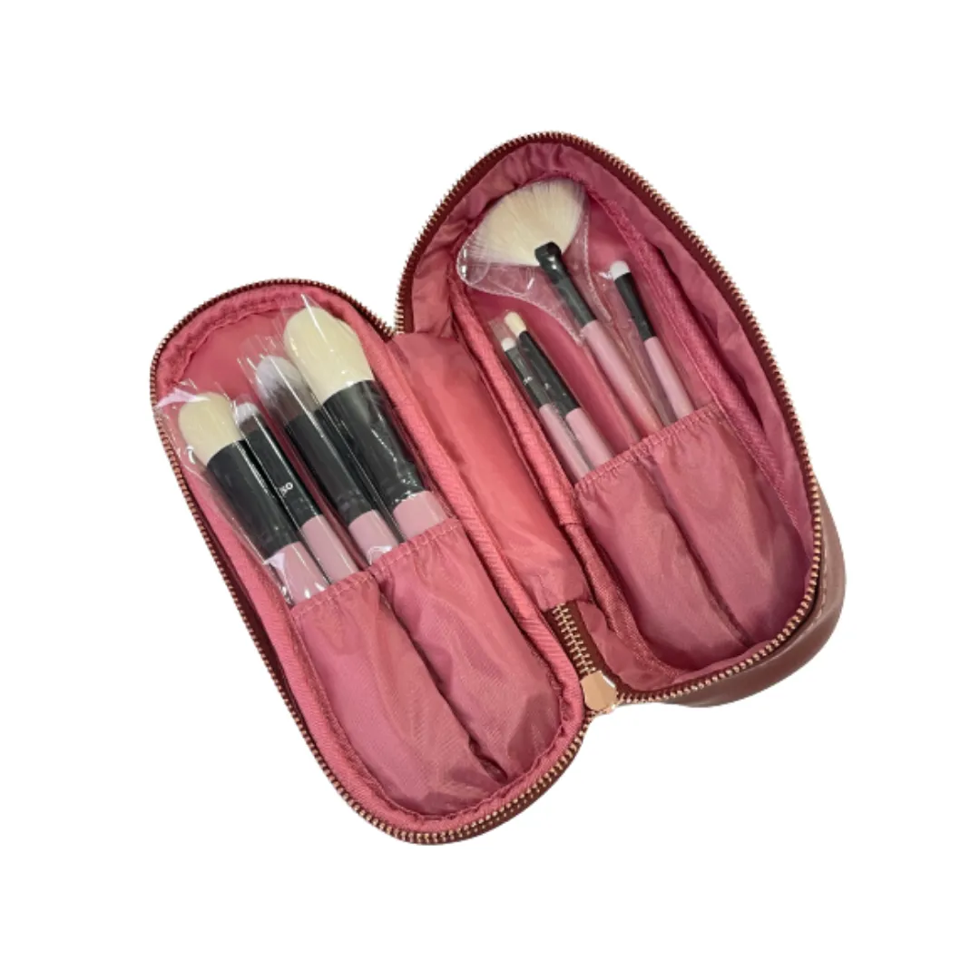 So Beauty Stuff "So Basic Face" - Luxury Vegan & Cruelty Free 8pc Makeup Brush Set - GIFT BOXED