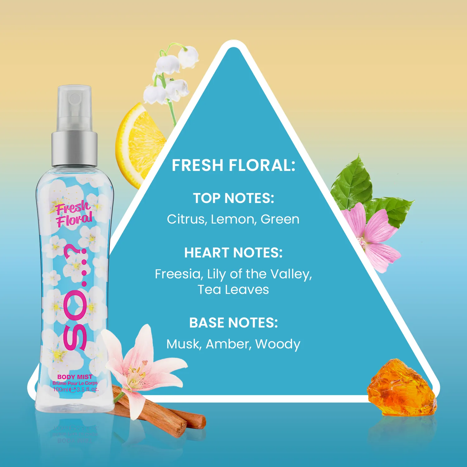 SO…? Fresh Floral Body Mist 100ml