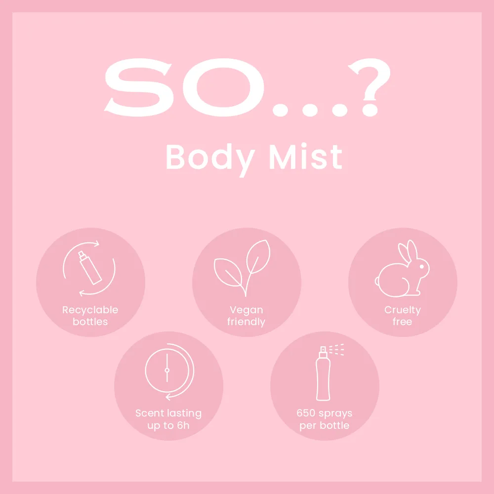 SO…? Strawberry & Cream Body Mist 100ml