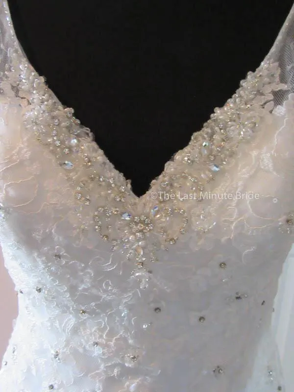 Sophia Tolli Leigh Y21432 Ivory size 10