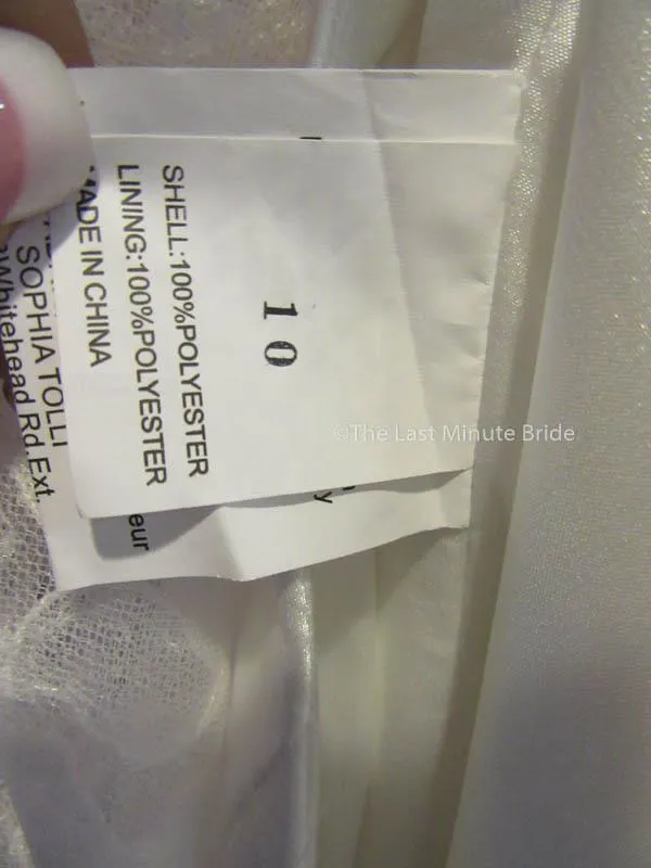 Sophia Tolli Leigh Y21432 Ivory size 10