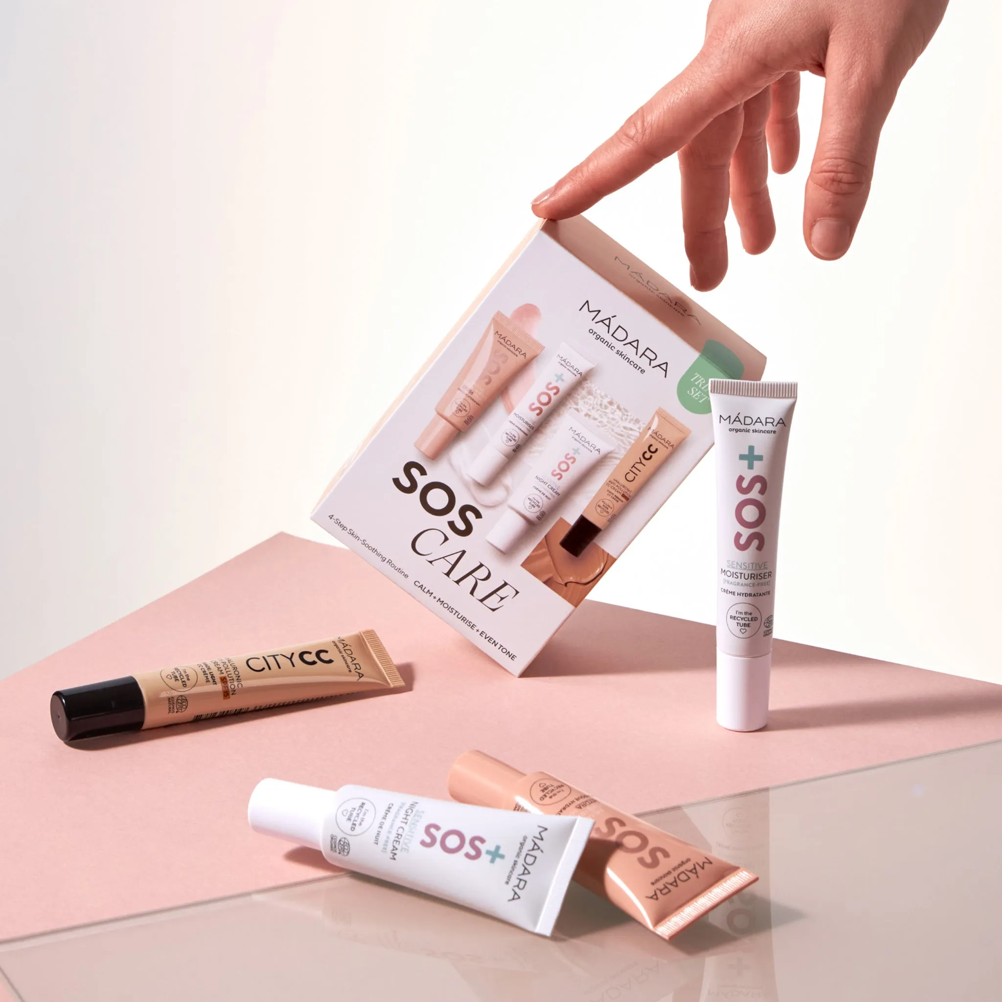 SOS Care 4-Step Skin-Soothing Routine Set