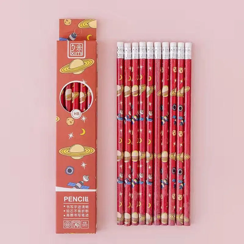 Space Theme HB Pencils (10pcs)