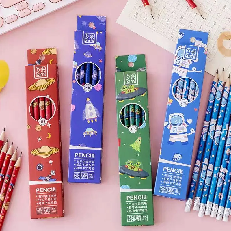 Space Theme HB Pencils (10pcs)