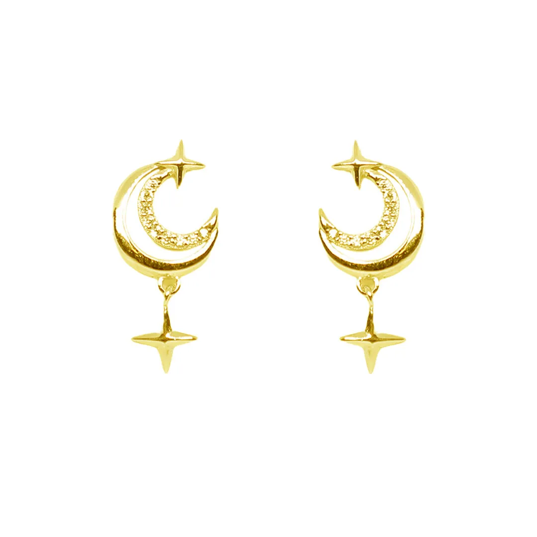 Sparkle Luna Earrings