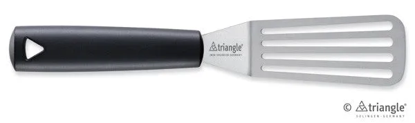 Spatula cranked, slotted 12cm -7353212