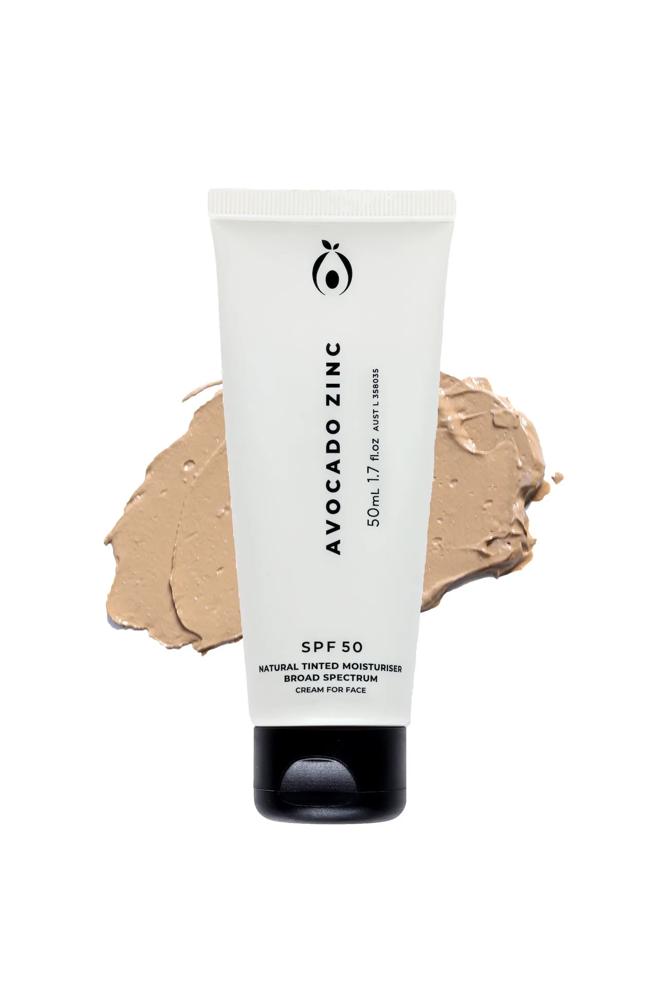 SPF 50 Natural Tinted Moisturiser: Medium Dark