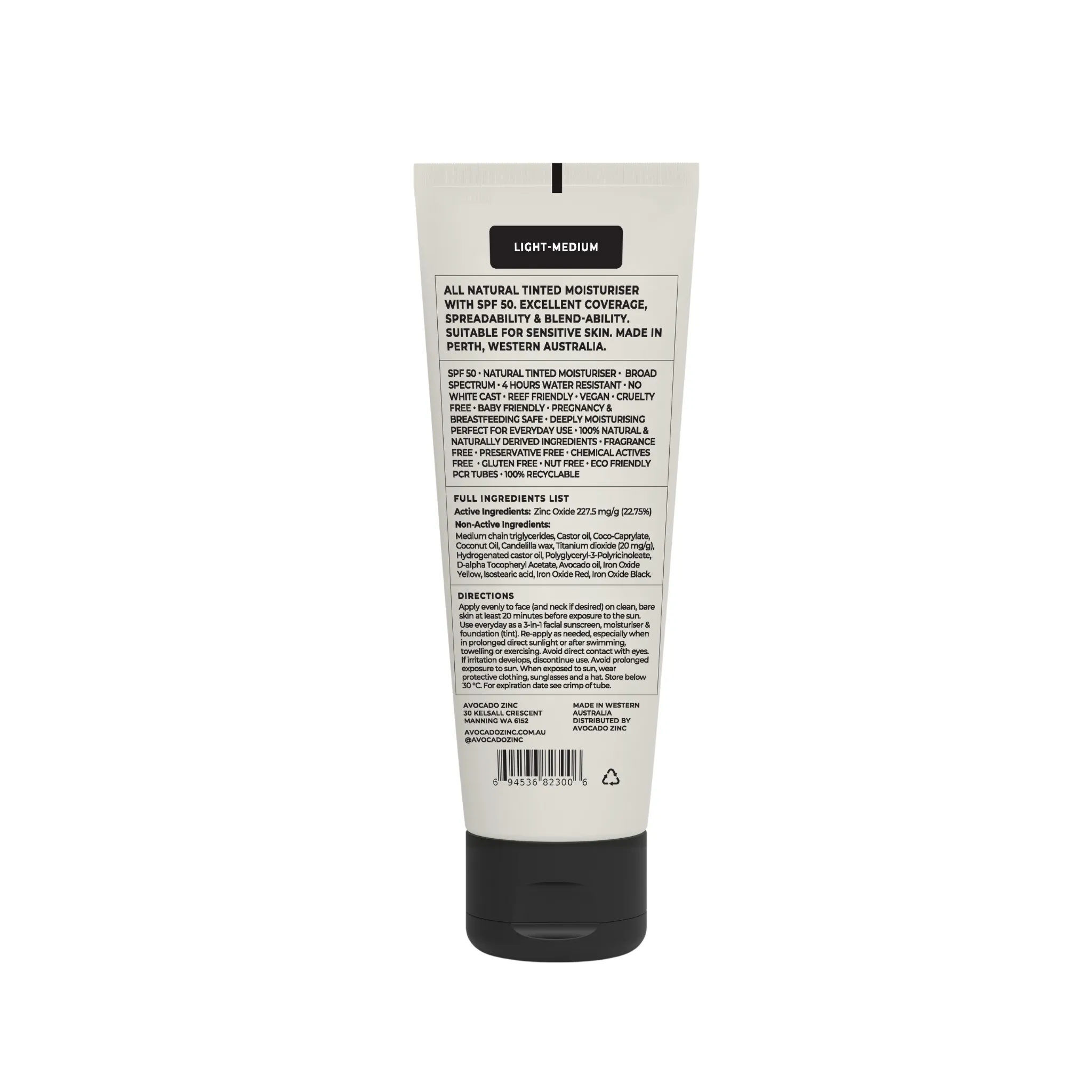 SPF 50 Natural Tinted Moisturiser: Medium Dark