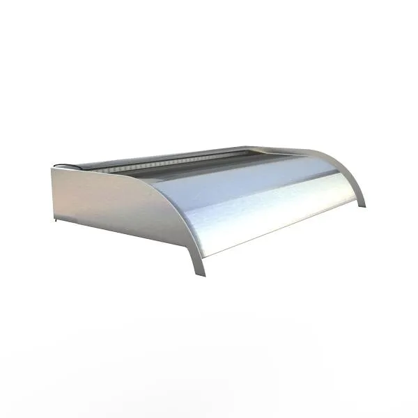 Stainless Steel Spillway Waterfall - Curve