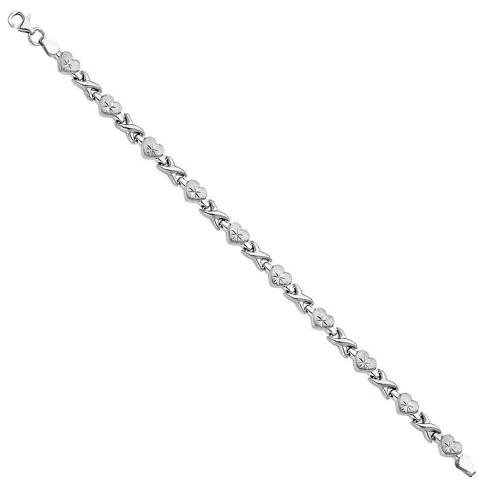 Stampato Infinity Heart Bracelet