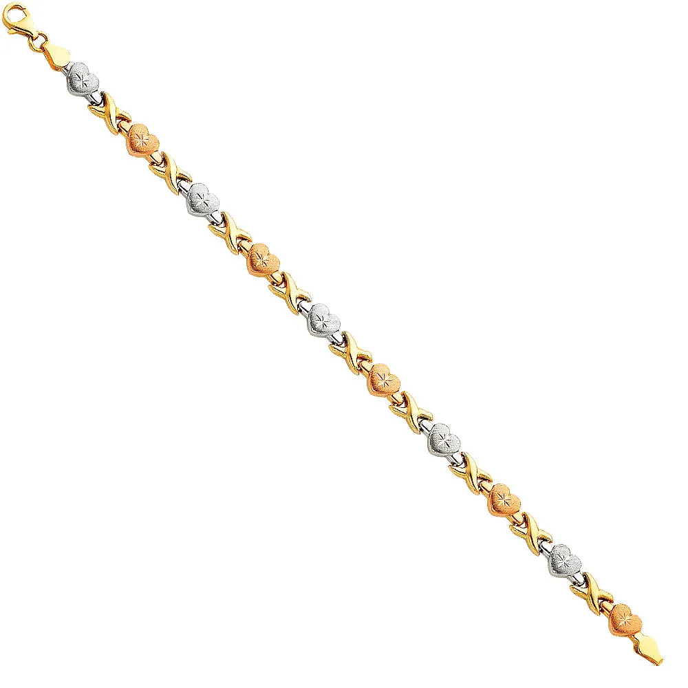 Stampato Infinity Heart Bracelet