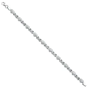 Stampato Infinity Heart Bracelet