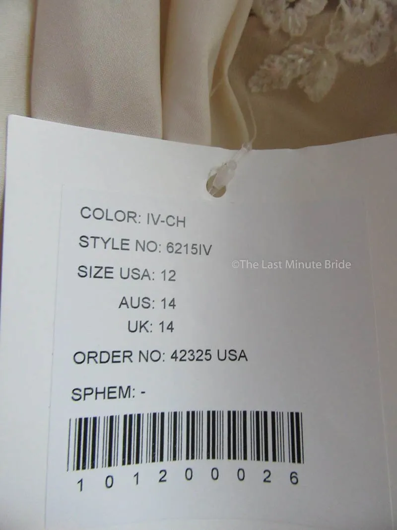 Stella York 6215 size 10