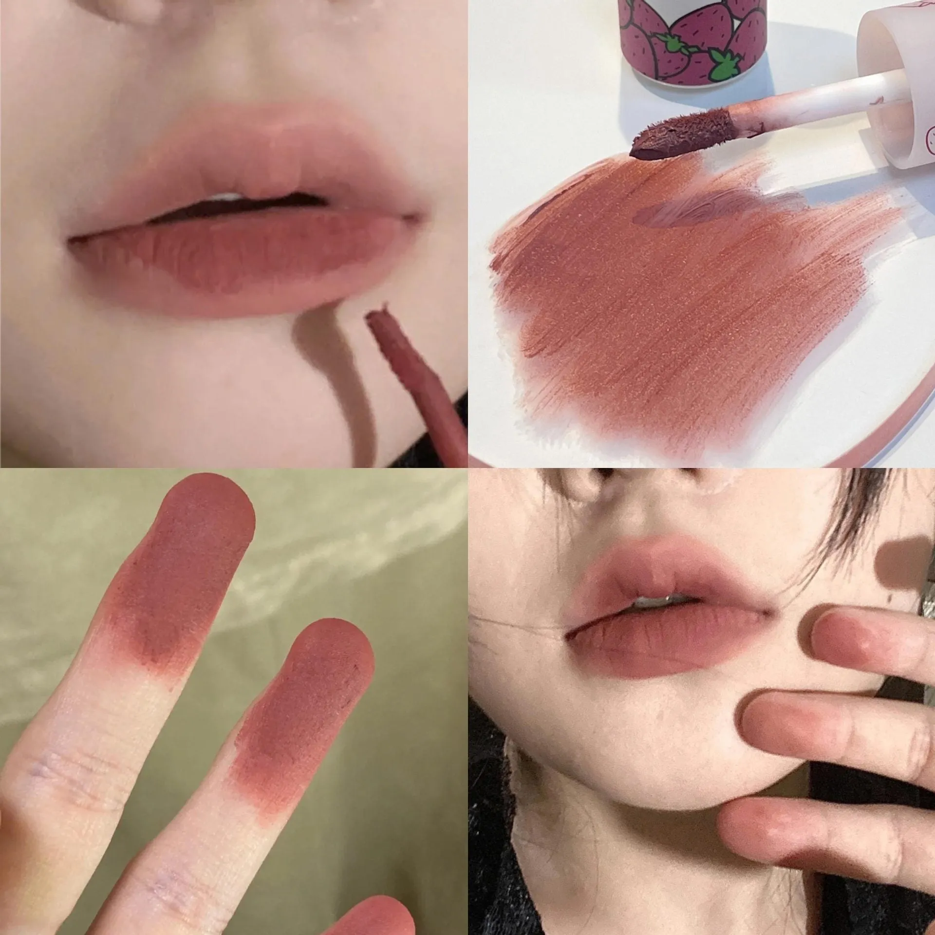 Strawberry 6-color lip glaze  KF83811