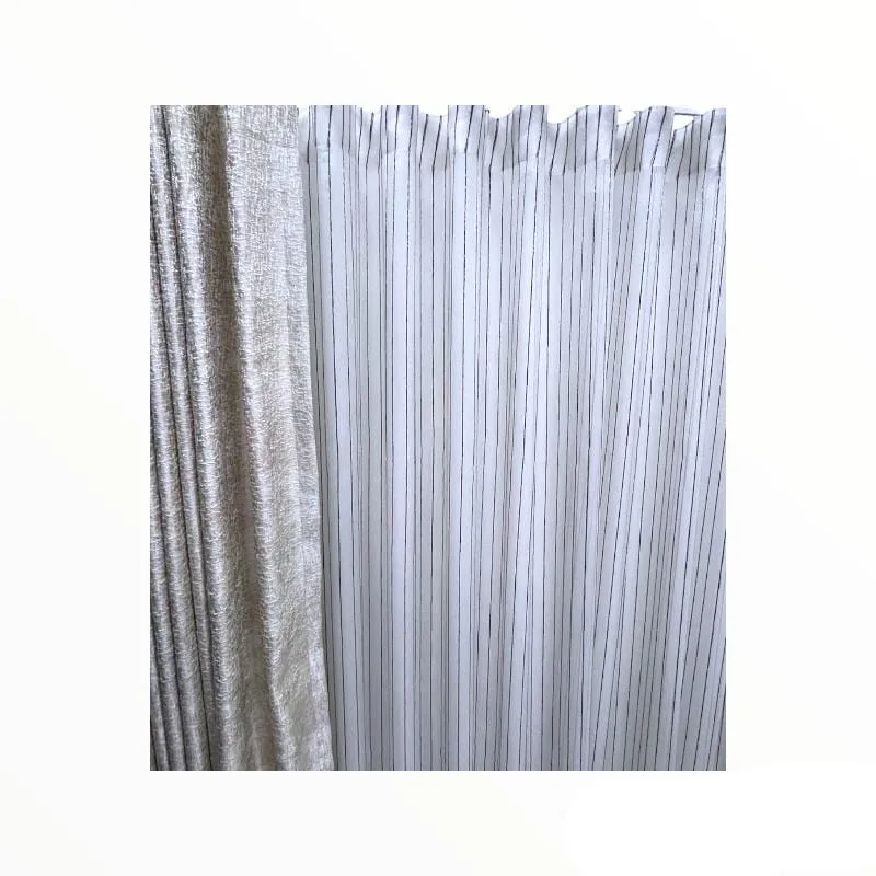 Stripe Turkish Voile Curtaining 0677 Collection 280 cm