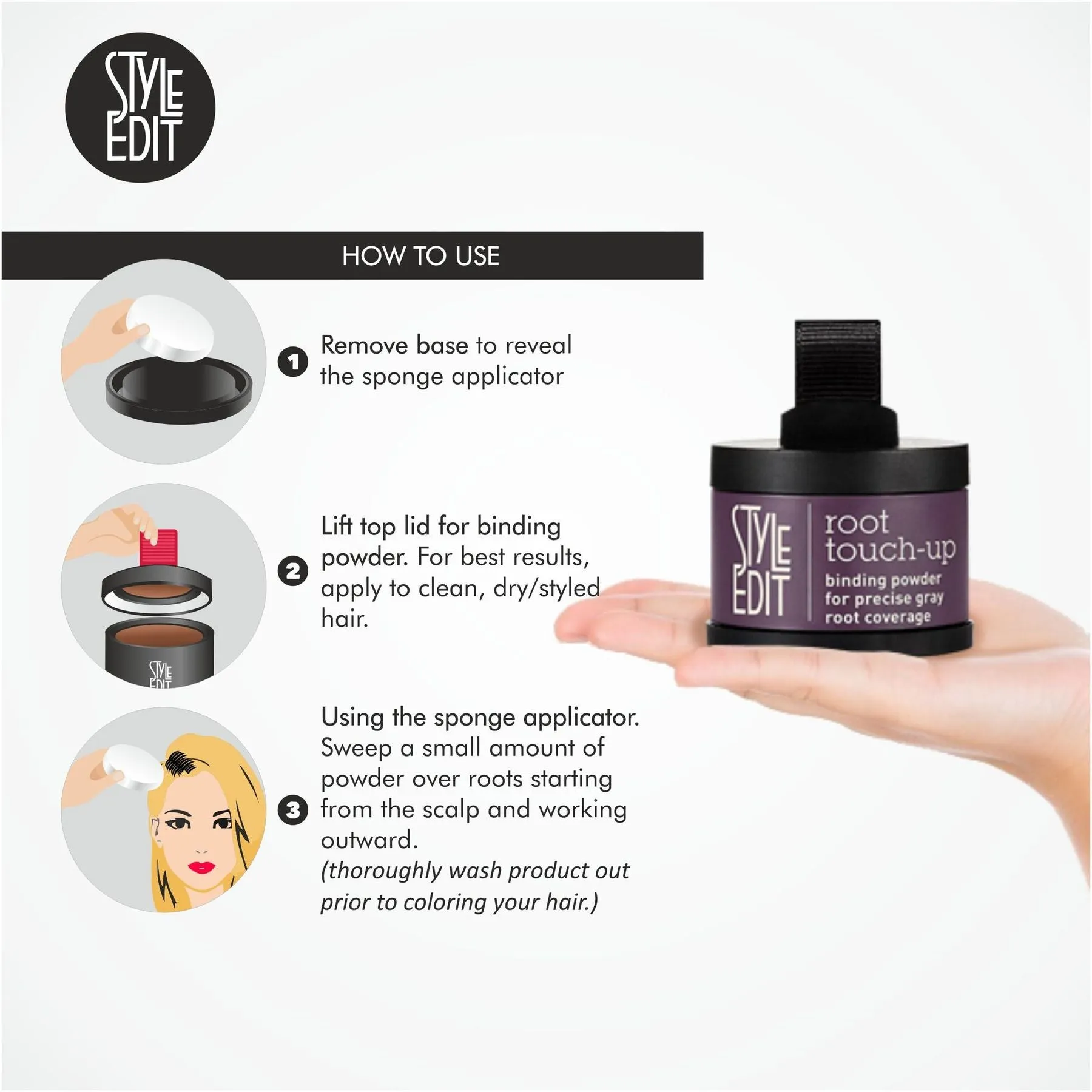 Style Edit Root Touch-up Binding Powder