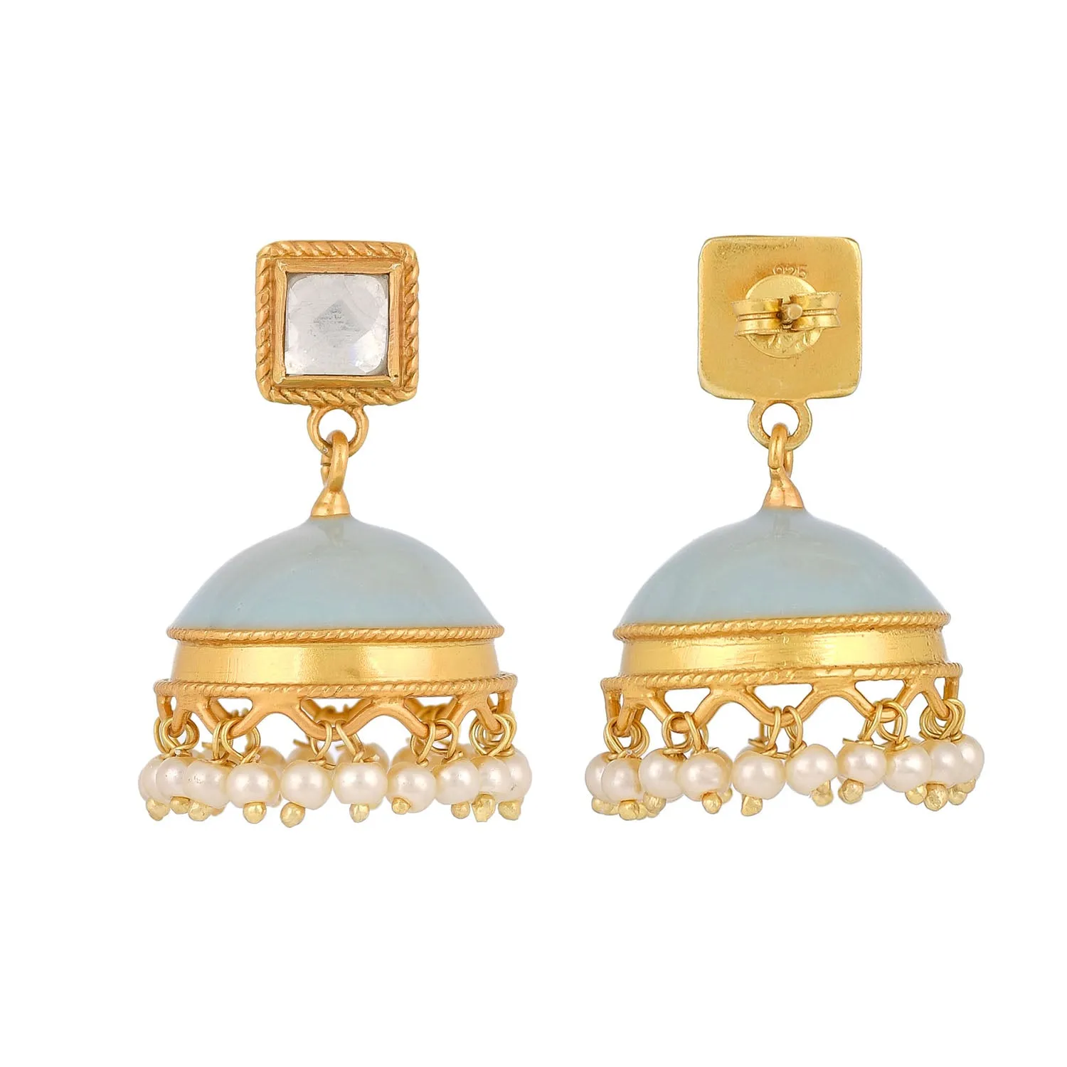 Suhani Aqua Jhumkis