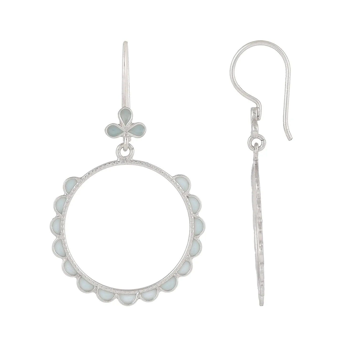 Sumaya Aqua Earrings