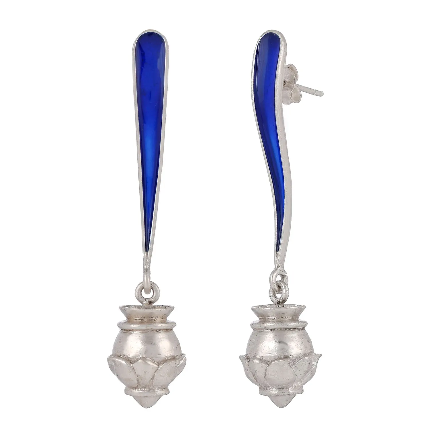 Sumaya Earrings Navy Blue