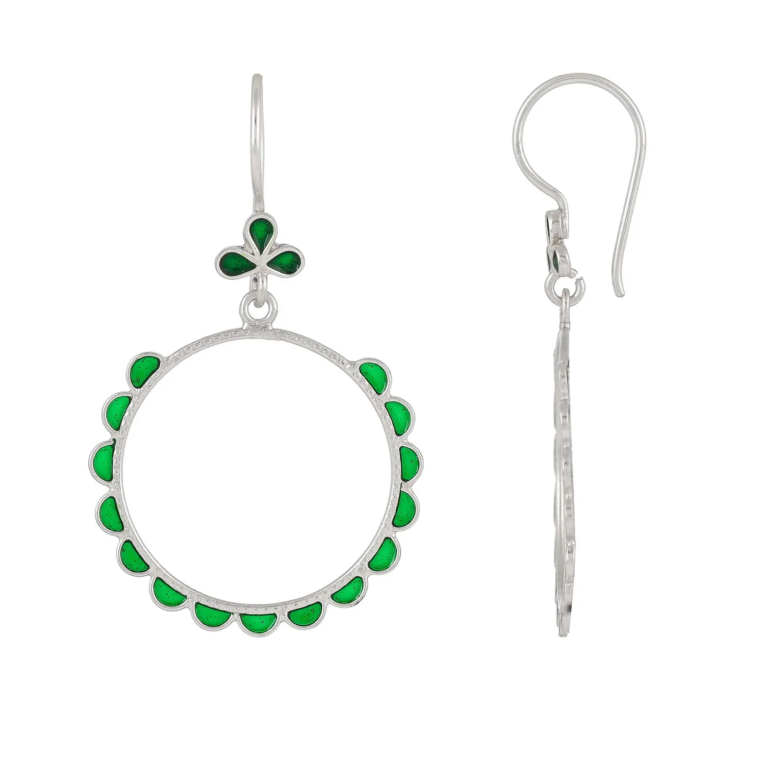 Sumaya Green Earrings