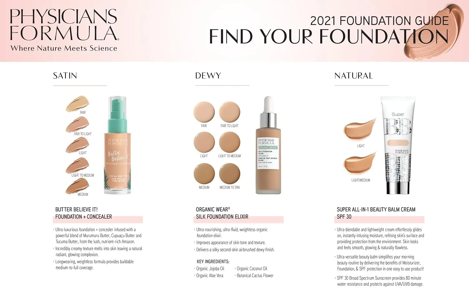 Super BB Cream. All in 1 Tinted Beauty Balm Foundation Cream, Sheer Moisturizing Coverage, Cruelty Free Light/Medium