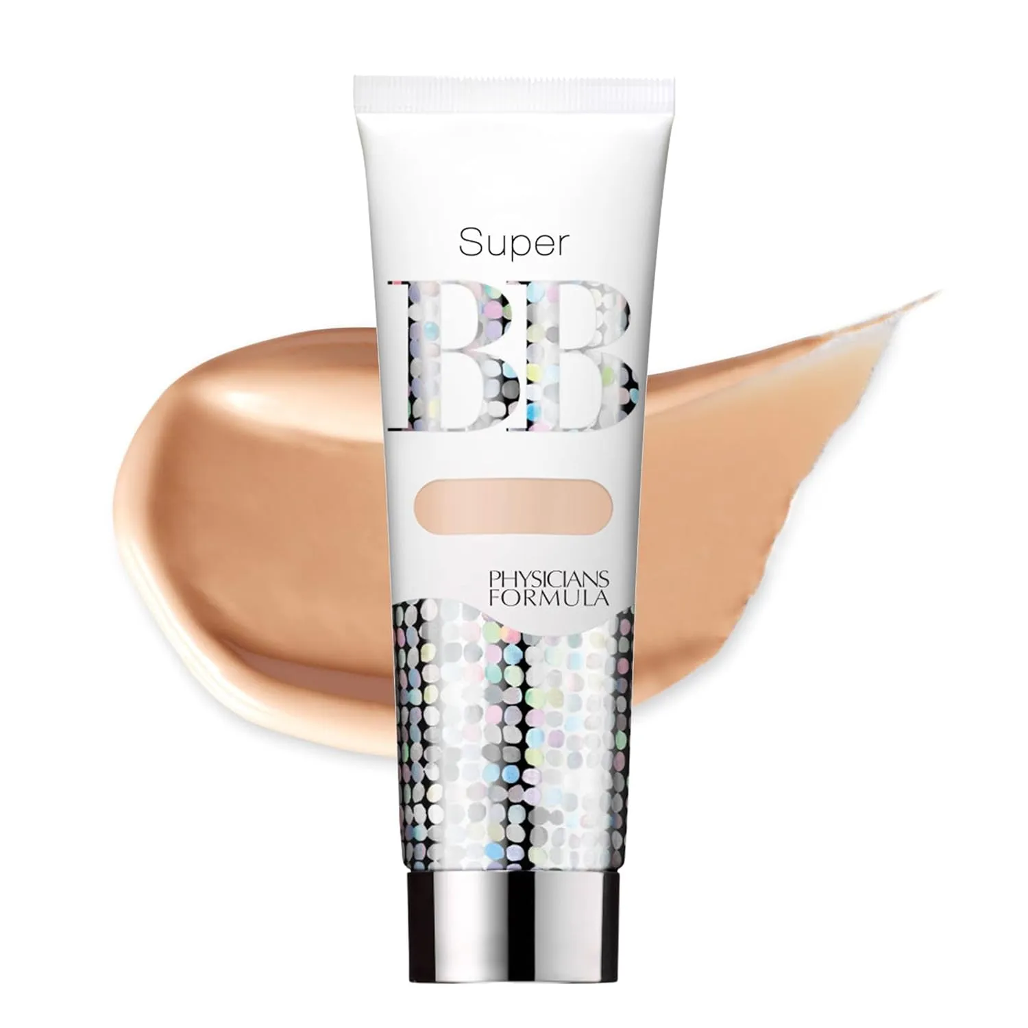 Super BB Cream. All in 1 Tinted Beauty Balm Foundation Cream, Sheer Moisturizing Coverage, Cruelty Free Light/Medium