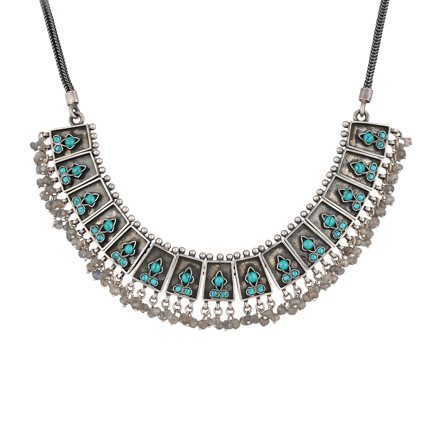 Suvarna Necklace Turq