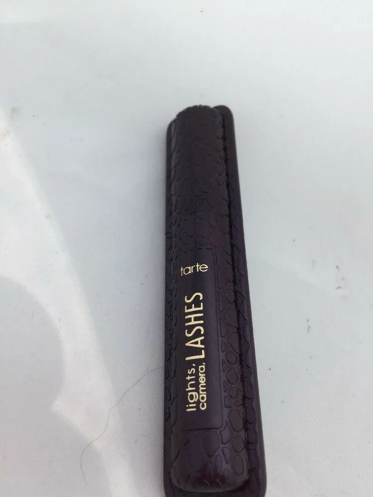 Tarte Lights Camera Lashes Mascara Black Mascara Deluxe Sz .13 oz
