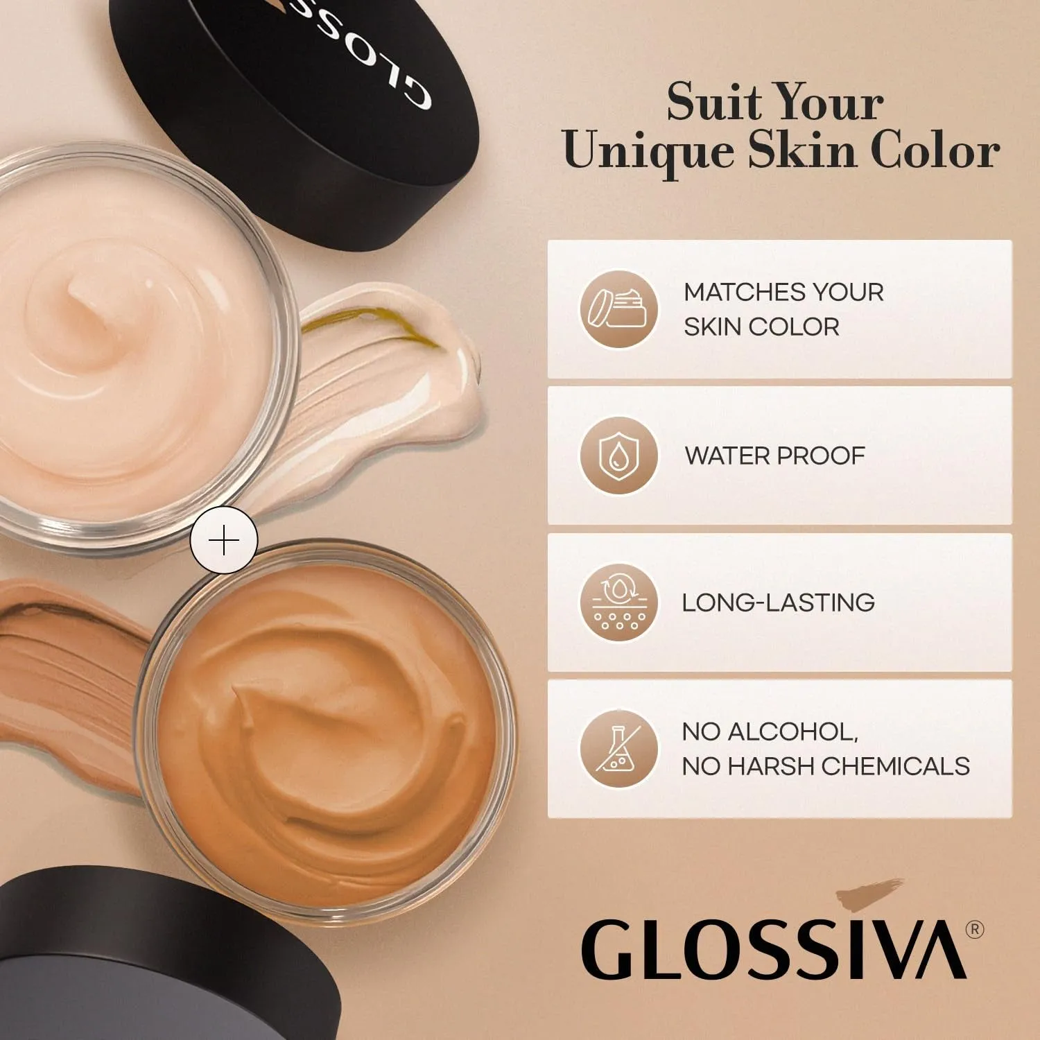 Tattoo Cover up Makeup Waterproof Concealer for Dark Spots, Scars, Vitiligo, and More - 2X30Ml - Use on Body, for Legs, for Men and Women (2X30Ml)