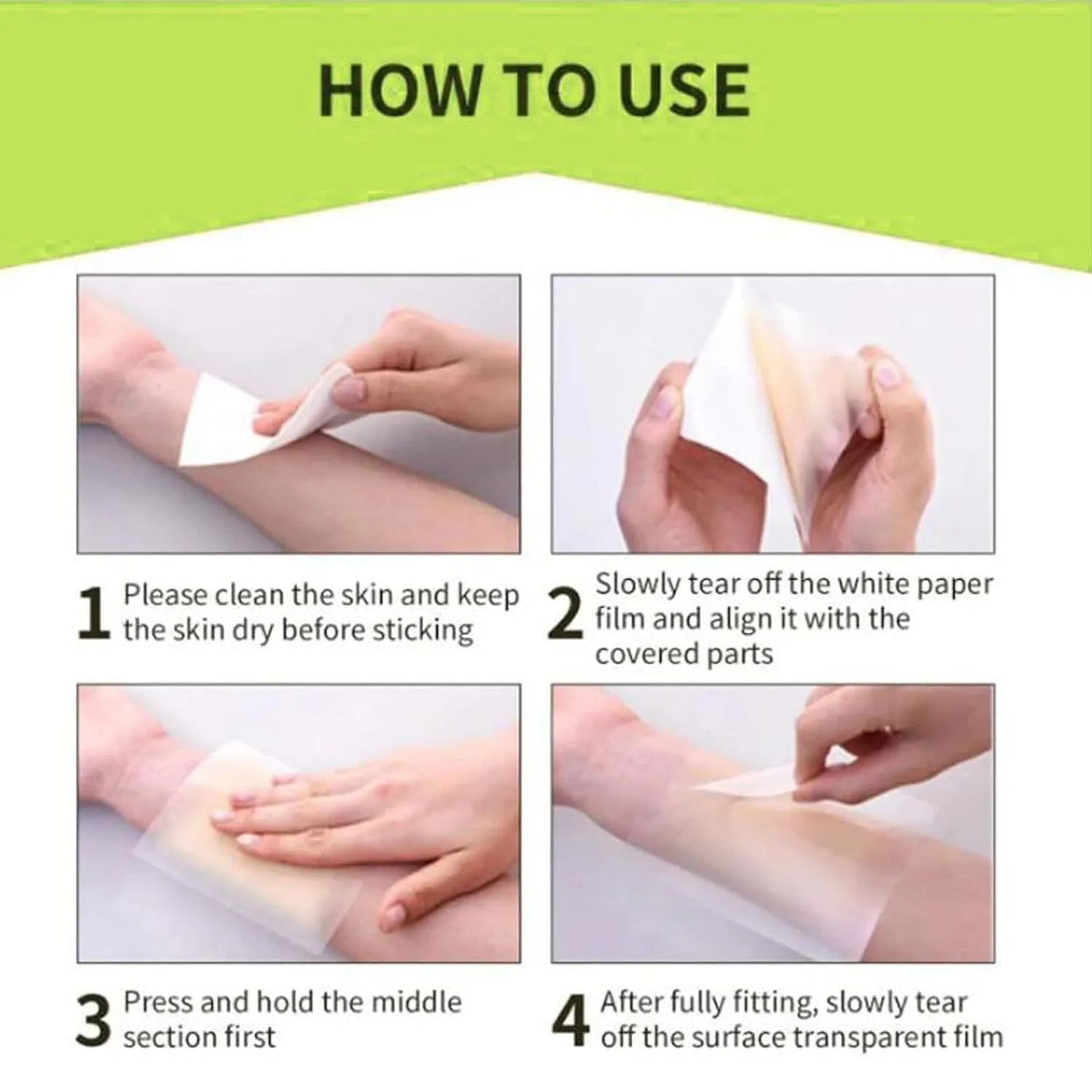 Tattoo Cover up Patch, Tattoo Cover up Tape, Ultra Thin Patch for Tattoo Scar and Birthmarks, Invisible Waterproof Skin Tone Concealer Sticker for Covering up Scars Tattoos, 6 Pcs - Light Skin