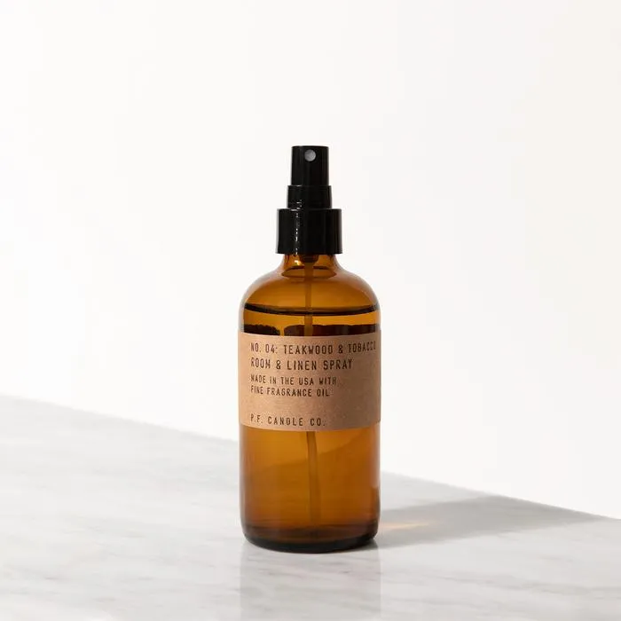 Teakwood & Tobacco Room & Linen Spray