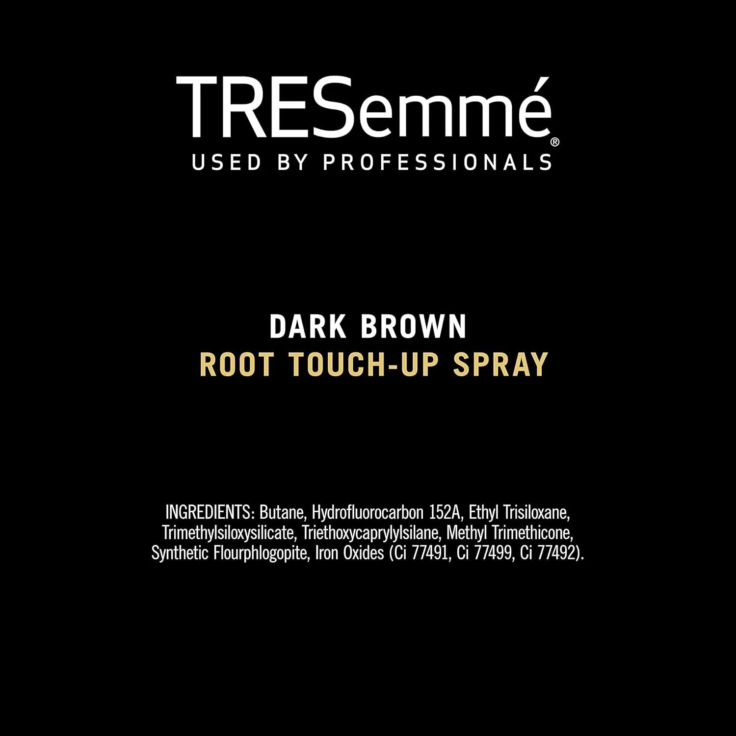 Temporary Hair Color Root Touch-Up Dark Brown Ammonia-Free, Peroxide-Free Root Cover up Spray 2.5 Fl Oz