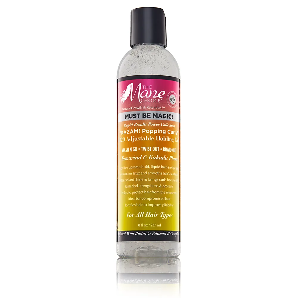 The Mane Choice Must Be Magic "KAZAM! Popping Curls" H2O Adjustable Holding Gel 8oz