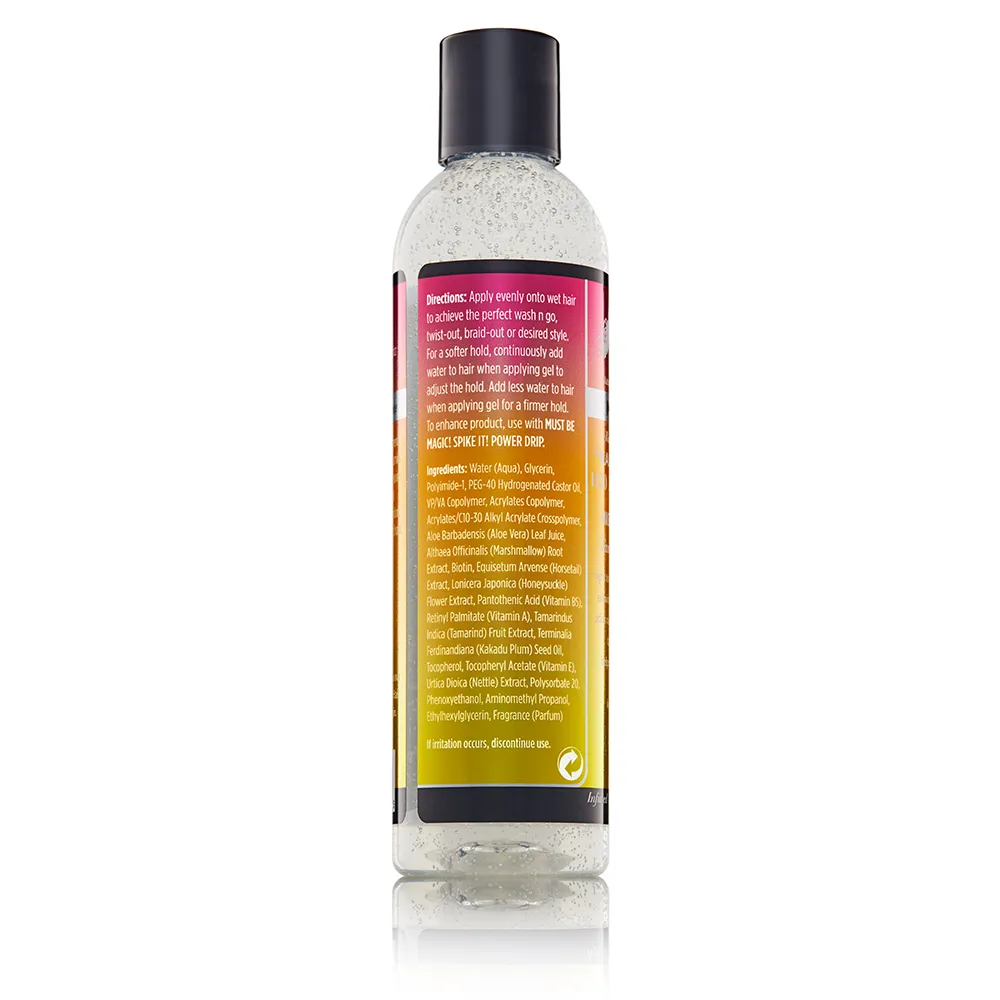 The Mane Choice Must Be Magic "KAZAM! Popping Curls" H2O Adjustable Holding Gel 8oz