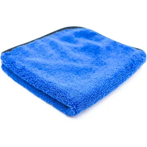 The Rag Company Spectrum 420 Dual-Pile Royal Blue Microfiber Towel 16" x 16"