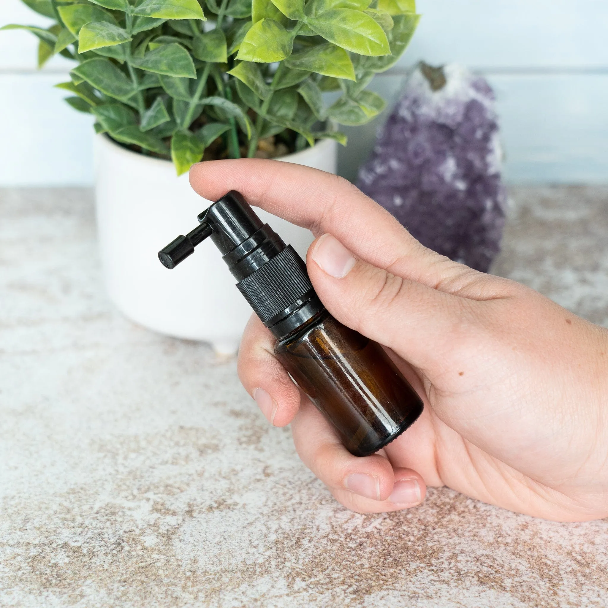Throat Spray Attachment for Essential Oil Bottle - 3pk