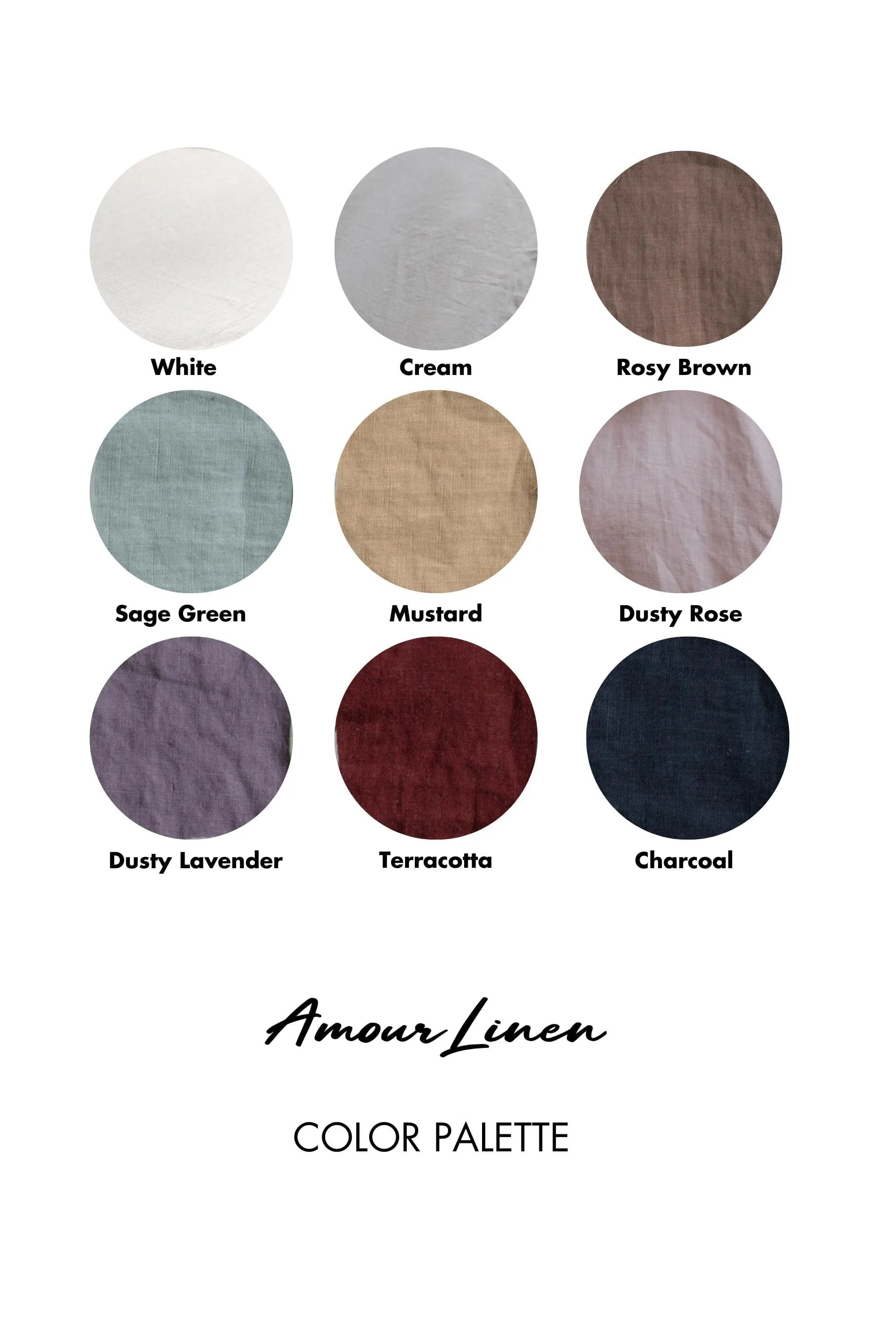 Tie Top Linen Curtain | Multiple Colours