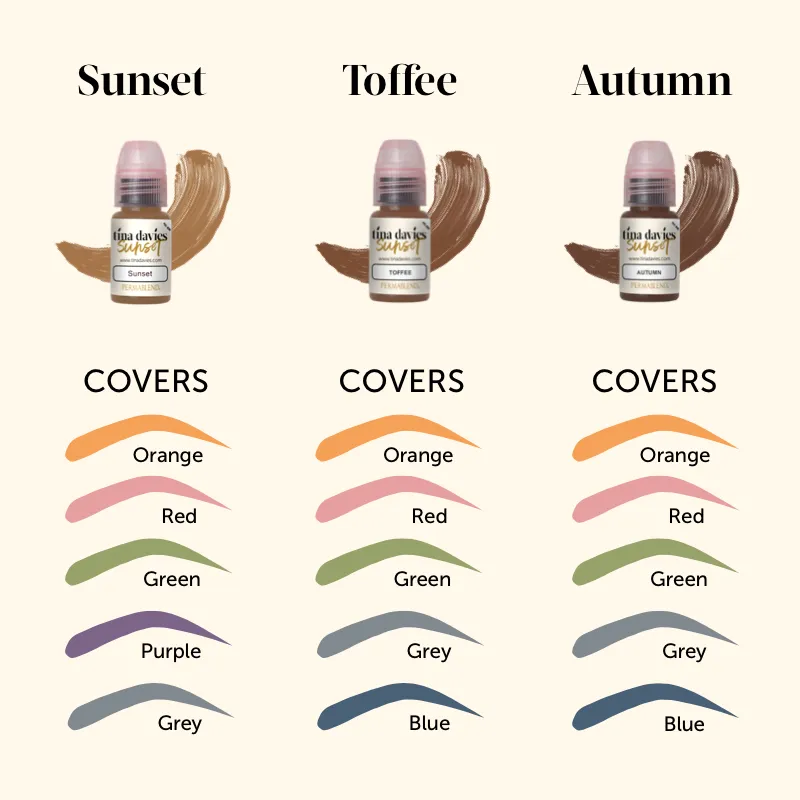 Tina Davies Sunset Brow Collection