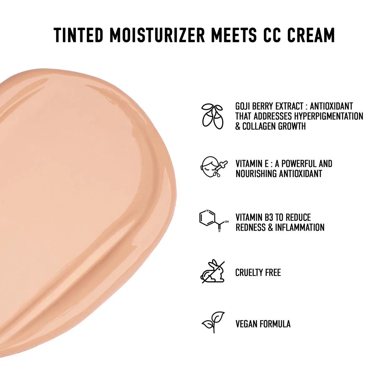 TINTED MOISTURIZER MEETS CC CREAM - Shade 01 (Very Fair)