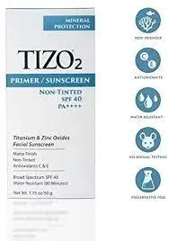 TIZO2 Facial Primer Non-tinted SPF 40