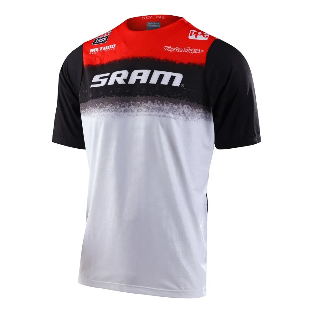 TLD 23 Skyline SS Jersey Sram Roost White