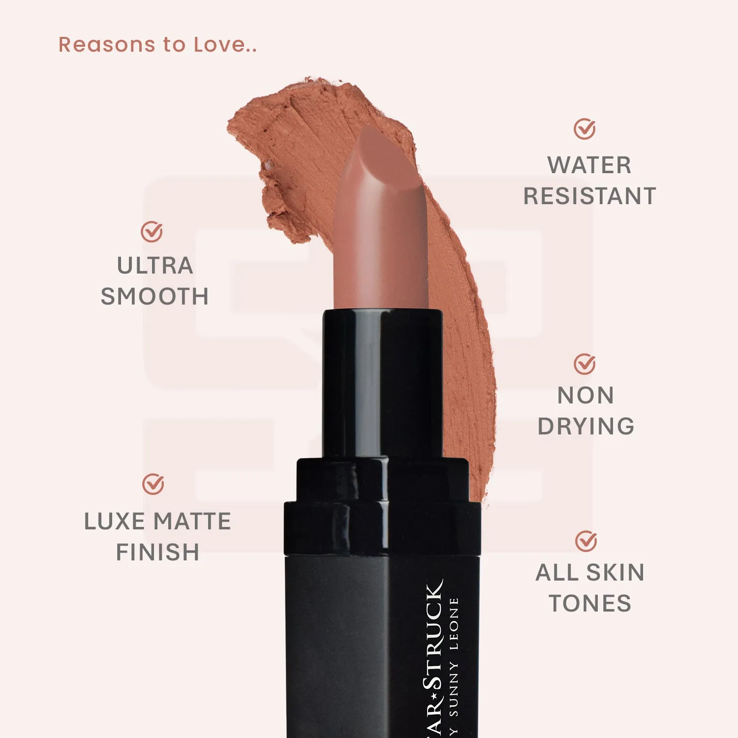 Toffee - Luxe Matte Lipstick, Nude | 4.2gms